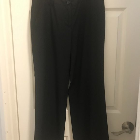 Michael Michael Kors Wide Leg "Millbrook Fit" Black Pants, Size 8 - Picture 1 of 6